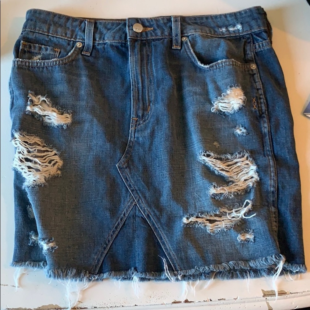 Genetic Los angeles jean skirt